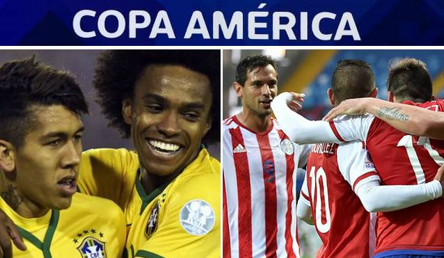Brazilia-Paraguay:Ultimul meci din faza sferturilor
