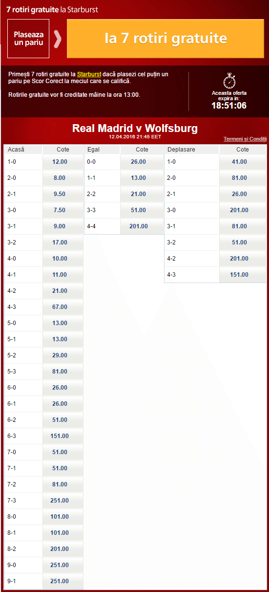 meciul zilei - sportingbet