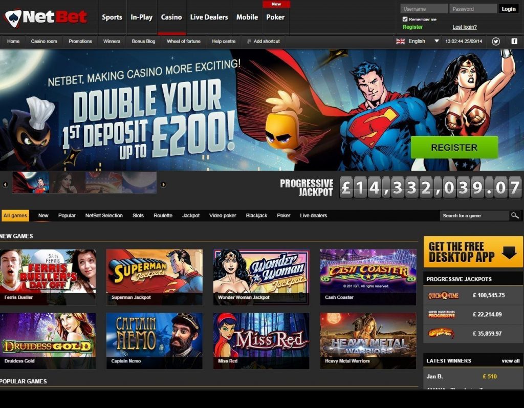 Cele mai accesate jocuri la cazinoul online Netbet