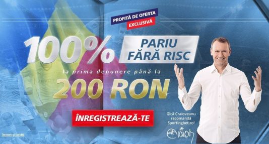 pariu fara risc de la sportingbet