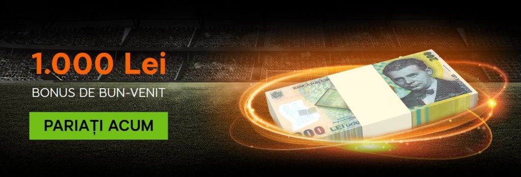 Pachetul de bun venit de la 888Sport contine acum un bonus de 1.000 RON!!!