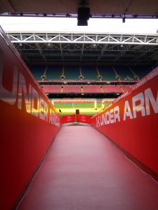 REPORTAJE AL MILLENNIUM STADIUM DE CARDIFF DONDE SE JUGARÁ LA FINAL DE LA LIGA DE CAMPEONES 2017, MILLENIUM STADIUM