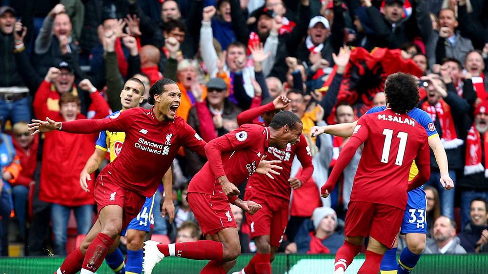 Liverpool este lider detasat in Premier League, dupa disputarea a 29 de etape