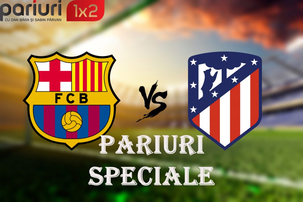 Barcelona – Atletico Madrid: 3 pariuri speciale și 500 lei bani de pariat!