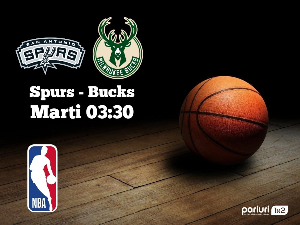 Spurs – Bucks: Al doilea duel direct din ultimele doua zile!