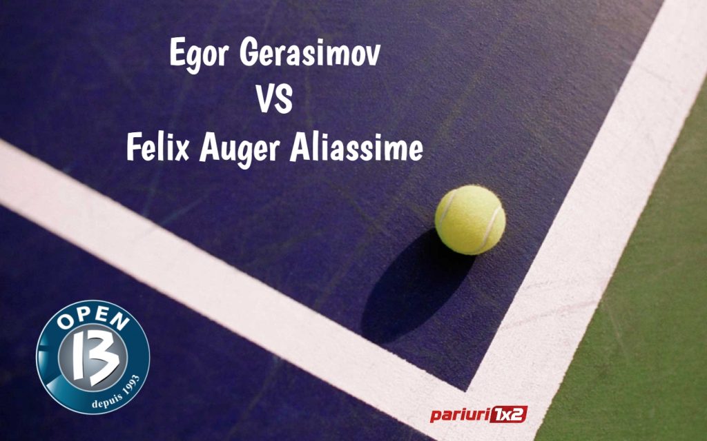 Gerasimov – Auger Aliassime: Mizam pe asi la Open 13!