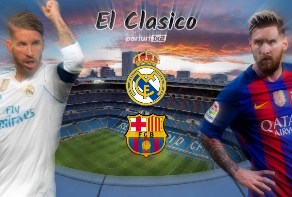 Real Madrid – Barcelona: El Clasico pentru primul loc!