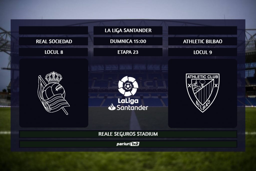 Sociedad – Bilbao: Derby intre vecine de clasament!