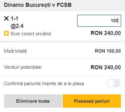 dinamo - fcsb