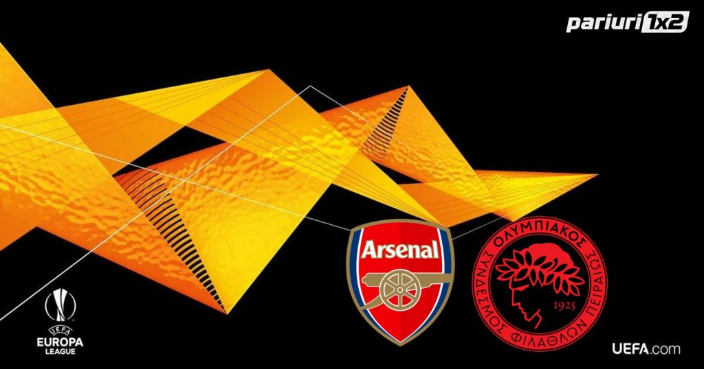 Arsenal – Olympiacos, in UEFA Europa League | „Tunarii” au castigat cu 1-0 in Grecia si sunt favoriti la calificare: pariem cotele 1.52 si 1.72 la Londra