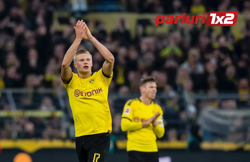 Norvegianul Haaland are 8 goluri marcate pentru Dortmund in 5 meciuri