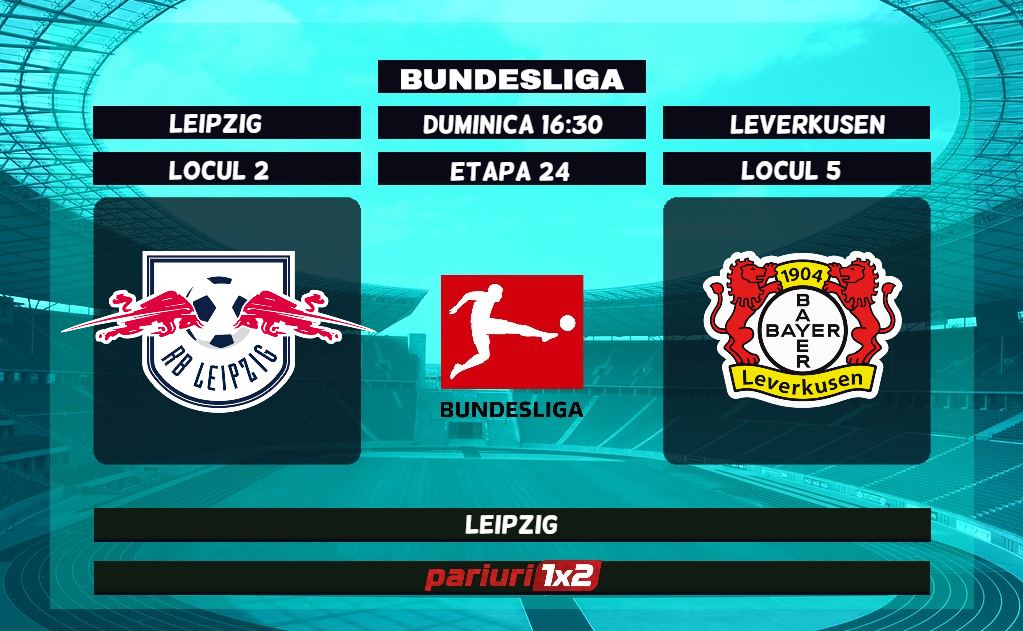 Leipzig – Leverkusen: „Aspirinele” au o serie de 6 victorii consecutive in toate competitiile!
