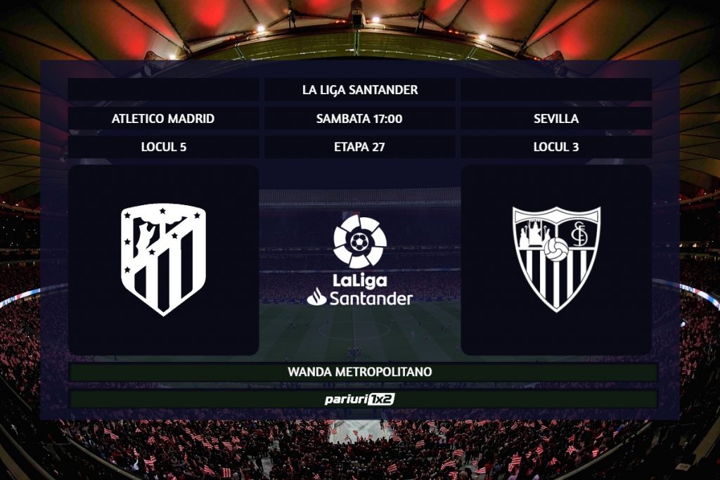 Atletico – Sevilla: Derby pe Wanda Metropolitano!
