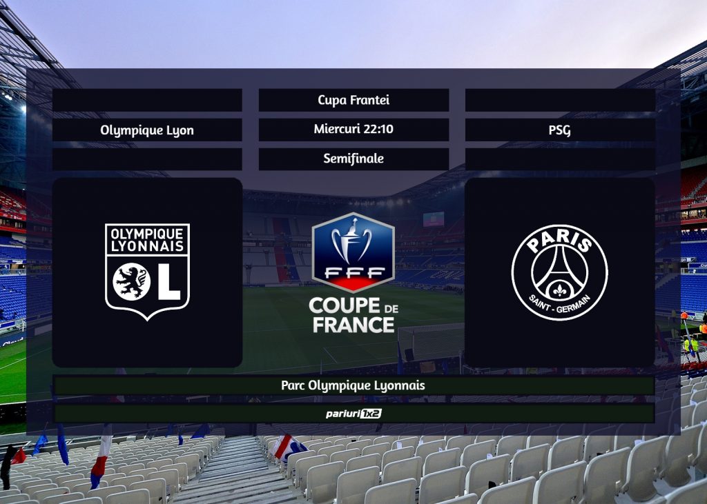 Lyon – PSG: Derby in semifinalele Cupei Frantei!