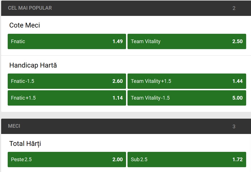 Fnatic - Team Vitality