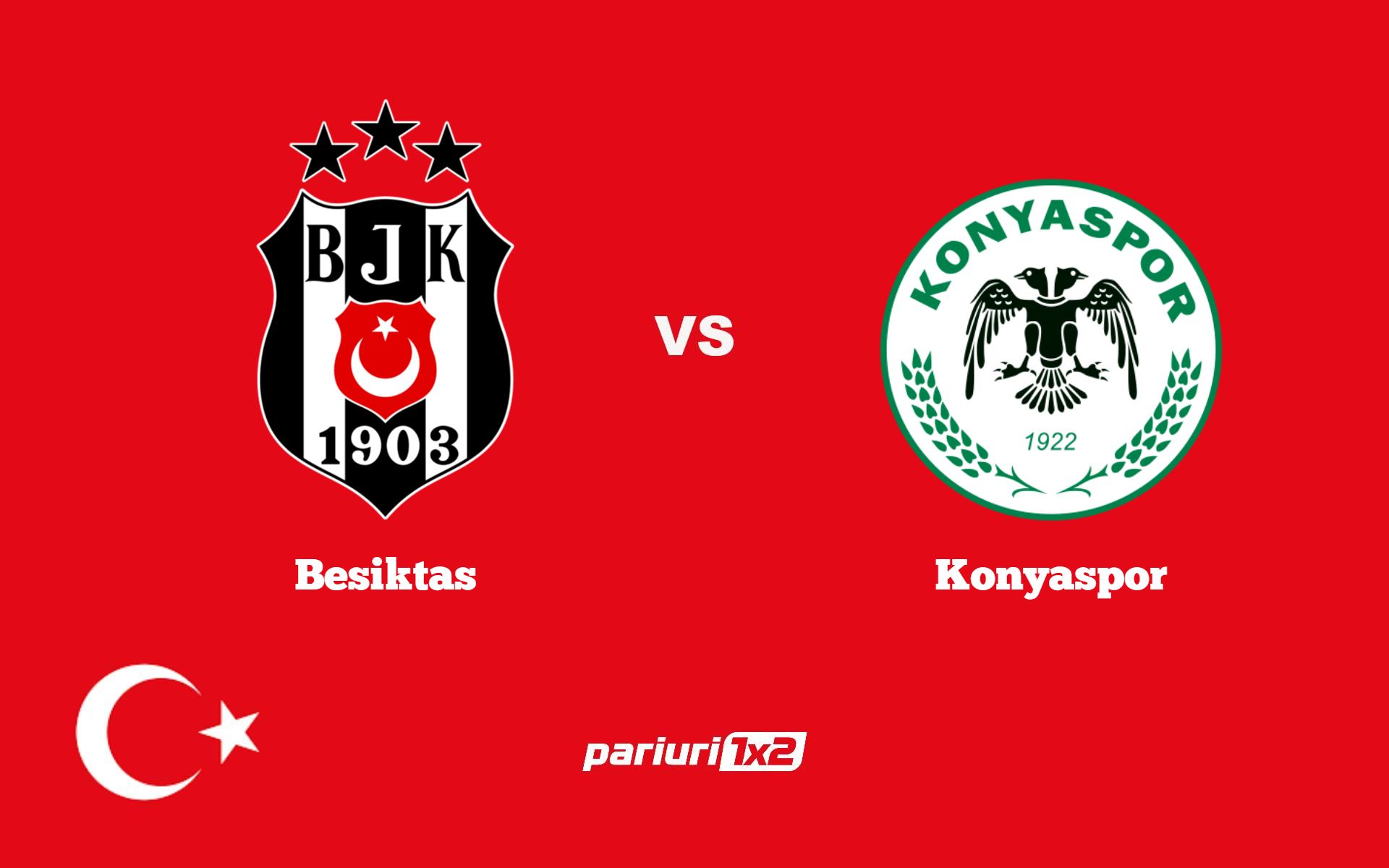 Pariuri fotbal » Besiktas – Konyaspor: Gazdele forteaza accederea in top 4! Pariem la cotele 1.55 si 1.70!