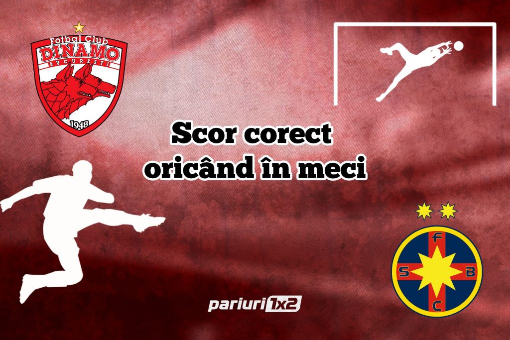Pronosticuri fotbal »» Dinamo Bucuresti – FCSB: Optiunea „scor corect oricand in meci” are cota 3.00 in „Derby de Romania”!