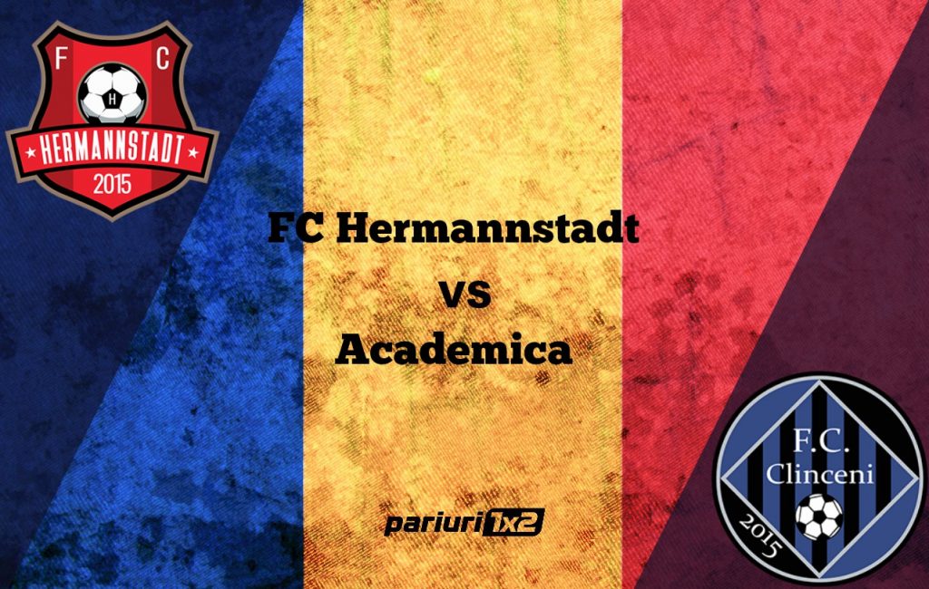 Pariuri fotbal » FC Hermannstadt – Academica Clinceni » Ilfovenii vin să-și vândă scump pielea la Sibiu!