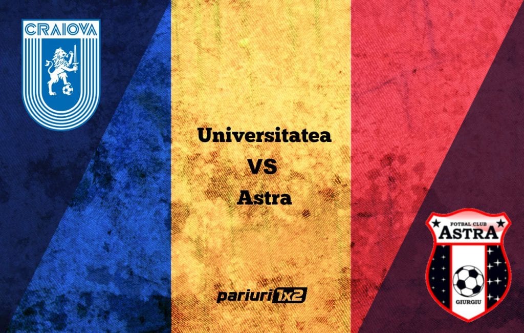 Pariuri fotbal » Universitatea Craiova – Astra Giurgiu » Oltenii visează în continuare la titlu în România!