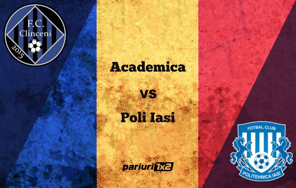 Pariuri fotbal » Academica – Poli Iași » Război la Clinceni între ilfoveni și moldoveni pentru supraviețuirea în Liga 1!
