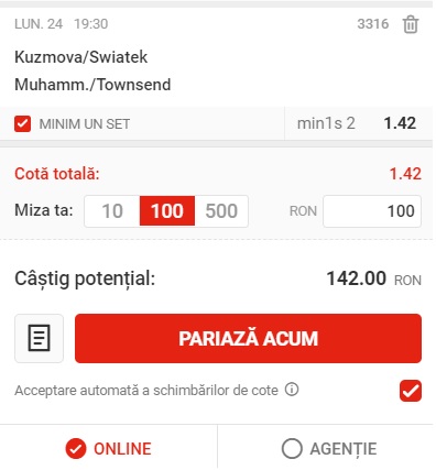 Pariul zilei la Superbet (24 august)