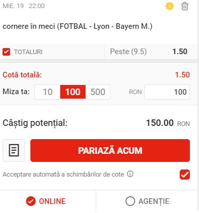 Pariul zilei la Superbet (19 august)