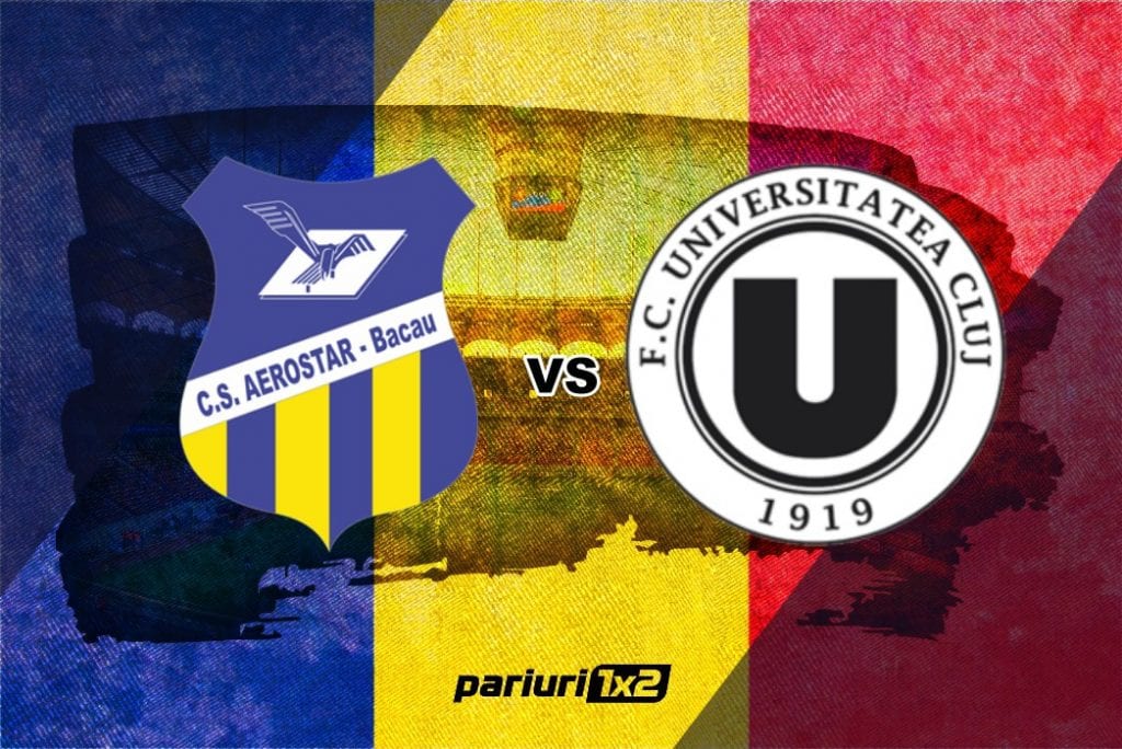 Pariuri fotbal » Aerostar Bacău – „U” Cluj – „Șepcile Roșii” joacă în Moldova totul pe cartea atacului!