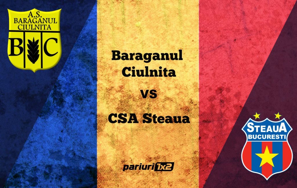 Pariuri fotbal » Bărăganul Ciulnița – CSA Steaua București » Pariază pe victoria „roș-albaștrilor” la cea mai mare cotă de pe piață!