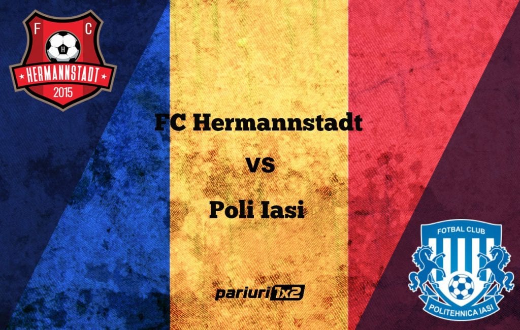 Pariuri fotbal » FC Hermannstadt – Poli Iași » Moldovenii speră la o minune și la o clasare pe locul 5!