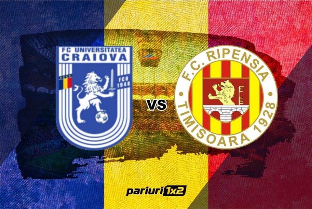Pariuri fotbal » FC „U” Craiova – Ripensia Timișoara » Oltenii și bănățenii promit spectacol în restanța din Liga 2!