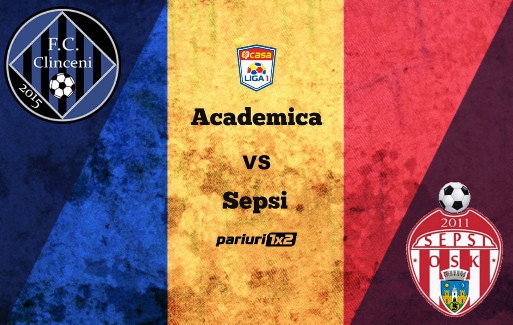 Pariuri fotbal » Academica Clinceni – Sepsi OSK Sf. Gheorghe » Pariem la cotele 1.53 și 1.73!