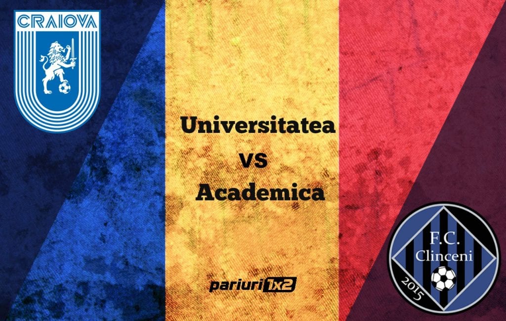 Pariuri fotbal » Universitatea Craiova – Academica Clinceni » Oltenii țintesc a opta victorie consecutivă a sezonului!