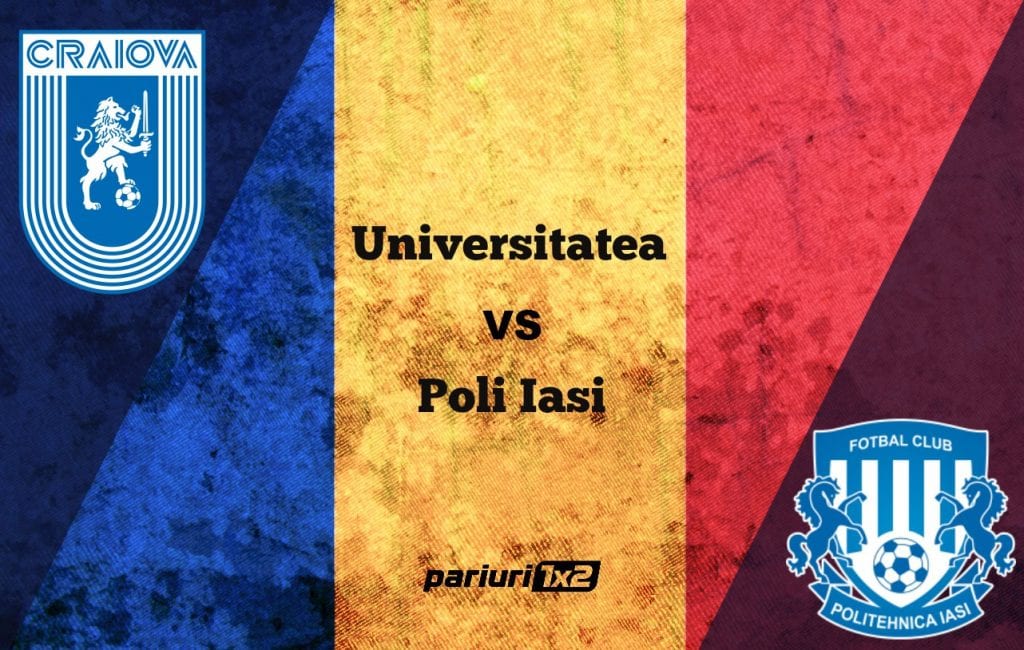 Pariuri fotbal » Universitatea Craiova – Poli Iași » Oltenii atacă a șasea victorie consecutivă a sezonului în Liga 1!