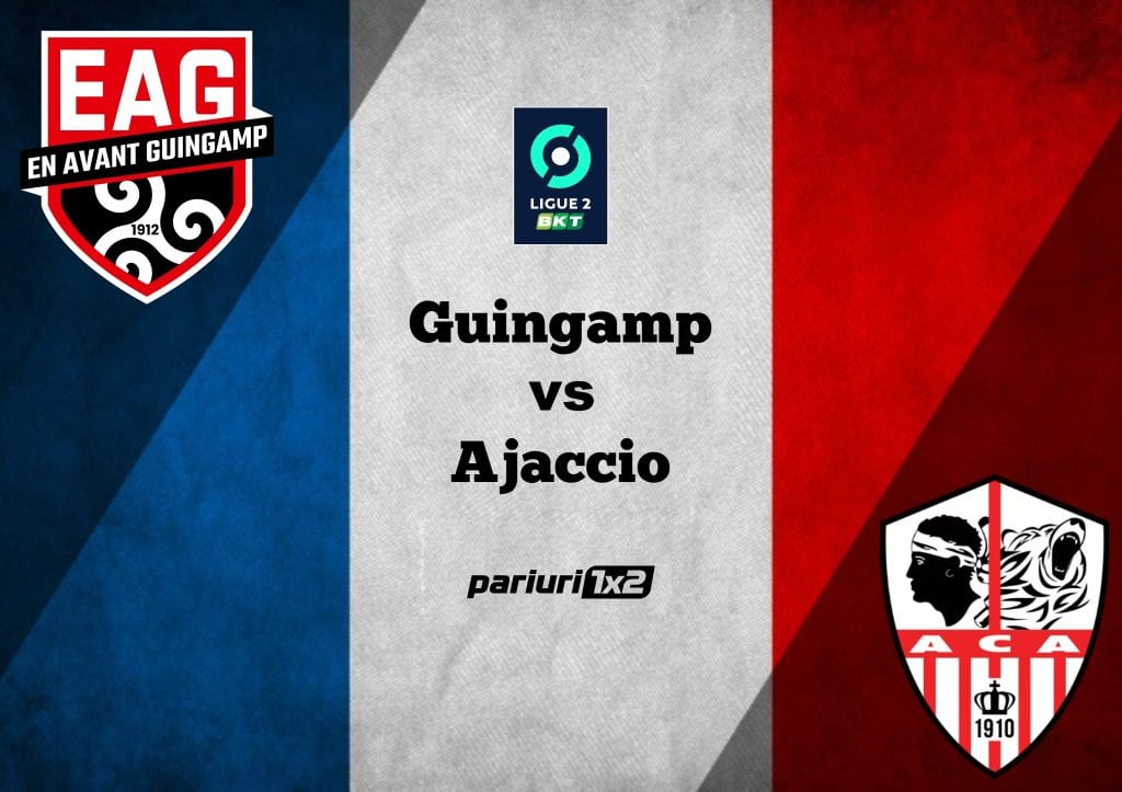 Ponturi fotbal online » Guingamp – Ajaccio: Variante in cote de 1.47 si 2.90 pentru duelul din Ligue 2!