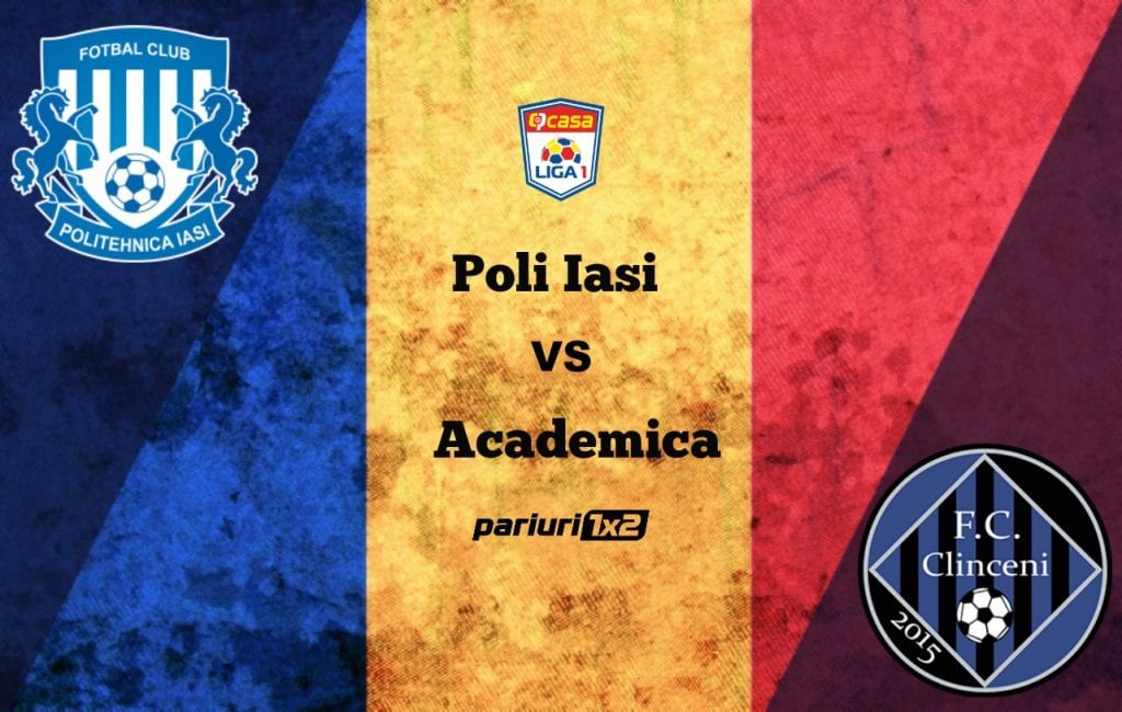 Pariuri fotbal: Poli Iași – Academica Clinceni » Ilfovenii sunt pe val în Liga 1!