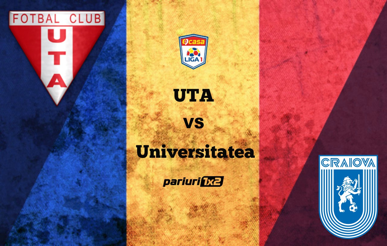 Pariuri fotbal: UTA – Universitatea Craiova » Oltenii vin cu moralul ridicat la Arad!