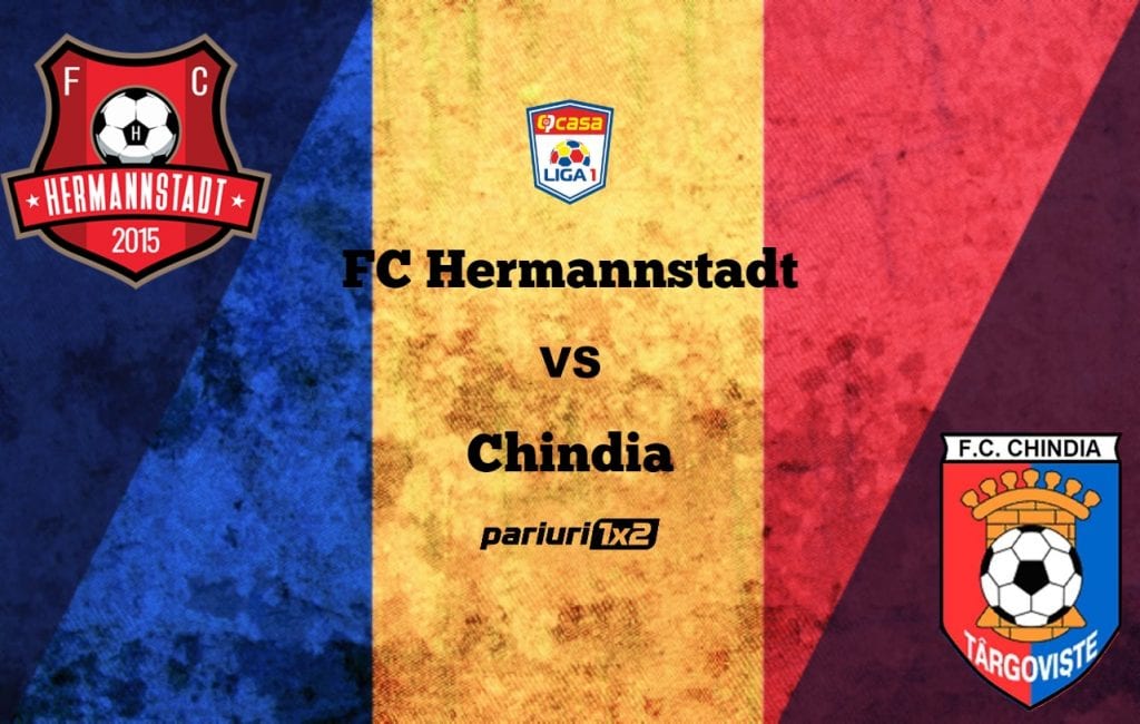 Pariuri fotbal: FC Hermannstadt – Chindia Târgoviște » Oaspeții, fără victorie în Liga 1 contra sibienilor!