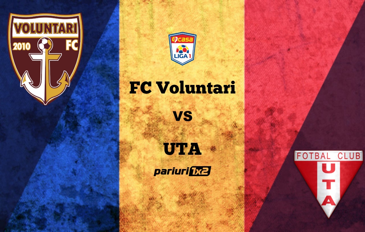 Pariuri fotbal: FC Voluntari – UTA » Duel sub semnul echilibrului pe „Anghel Iordănescu”