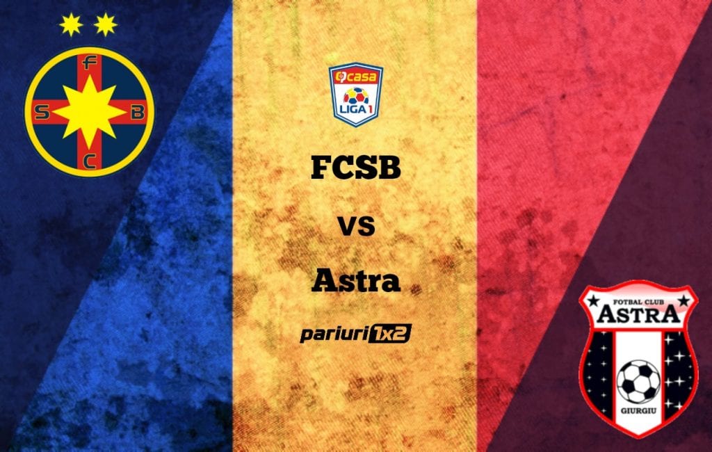 Pariuri fotbal: FCSB – Astra Giurgiu » „Roș-albaștrii” primesc vizita unei echipe aflate pe val!