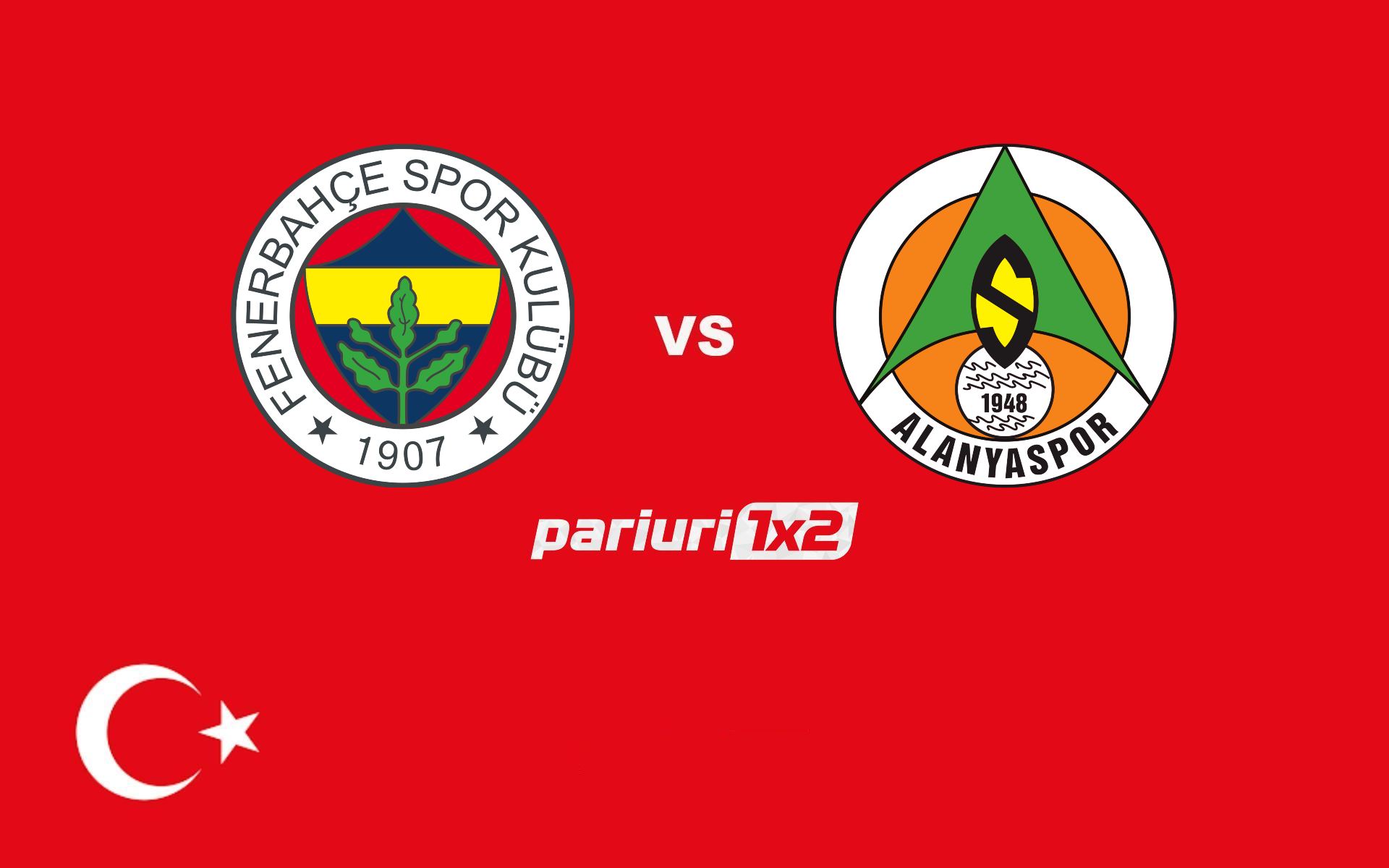 Pariuri fotbal » Fenerbahce – Alanyaspor: Confruntare importanta pentru primele pozitii in Super Lig!
