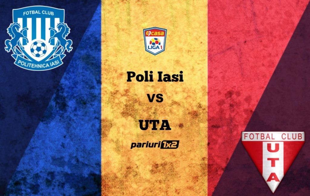 Pariuri fotbal: Poli Iași – UTA » Moldovenii joacă o carte mare în Copou!
