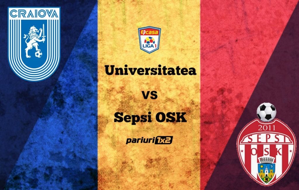 Liga 1: Universitatea Craiova – Sepsi OSK Sf. Gheorghe » Meci dificil pentru olteni la reluarea campionatului!