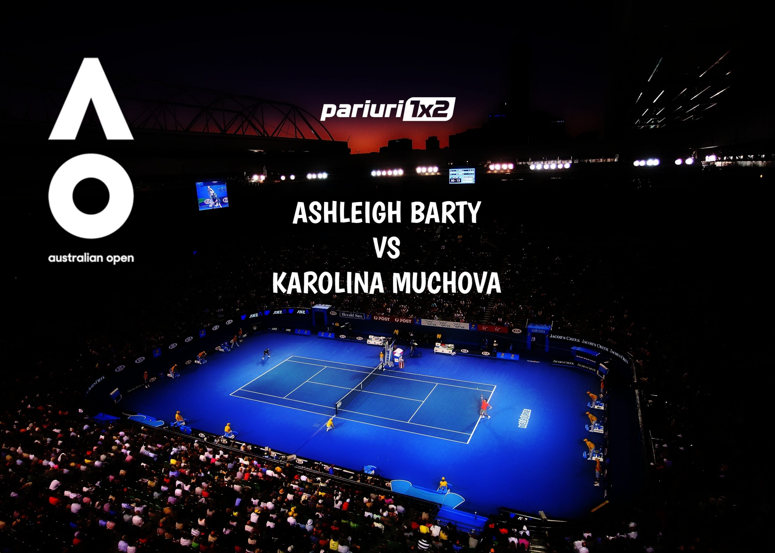 Pariuri tenis » Barty – Muchova: Cele doua sunt fara set pierdut la Australian Open 2021!