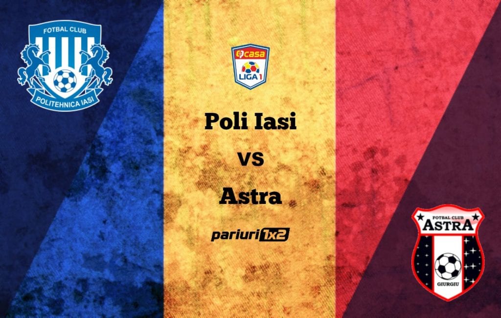 Pariuri fotbal: Poli Iași – Astra Giurgiu » Ies moldovenii din criză?