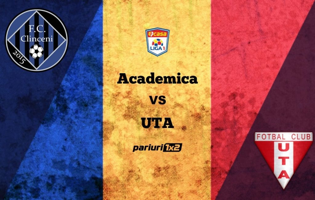 Pariuri fotbal: Academica – UTA » Duel aprig în lupta pentru play-off la Clinceni!