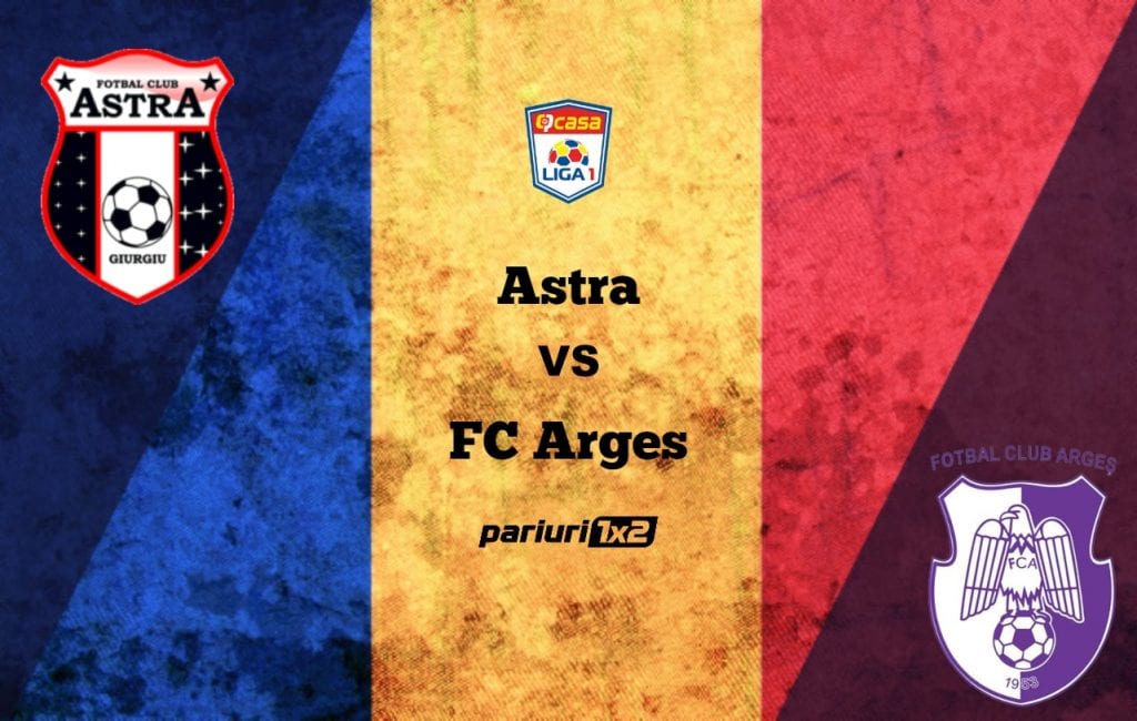 Pariuri fotbal: Astra – FC Argeș » Giurgiuvenii, deciși să pună punct seriei pozitive a piteștenilor!