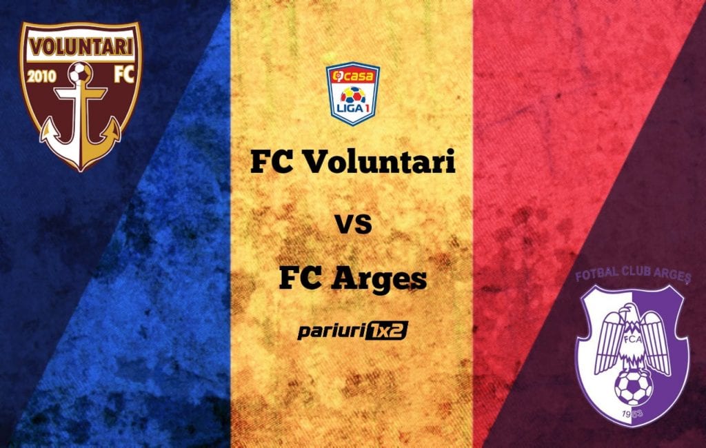 Pariuri fotbal: FC Voluntari – FC Argeș » Ilfovenii caută revanșa în fața revelației Ligii 1!
