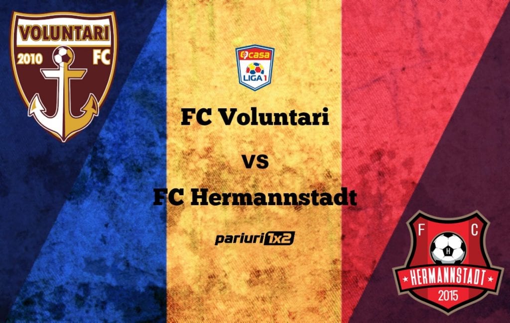 Pariuri fotbal: FC Voluntari – FC Hermannstadt » Duel în partea inferioară a clasamentului Ligii 1!