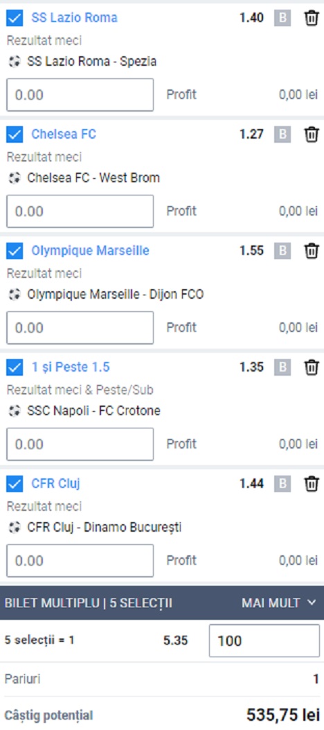 Biletul weekend-ului