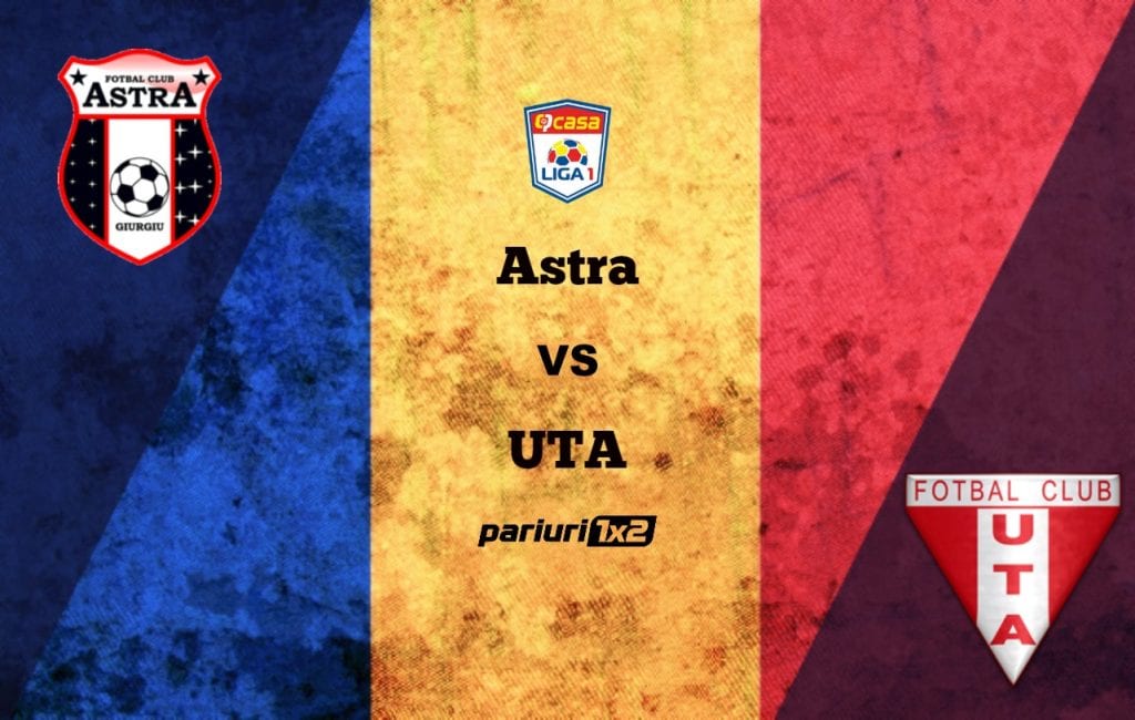 Pariuri fotbal: Astra – UTA » În tur la Arad a fost 6-0 pentru giurgiuveni!